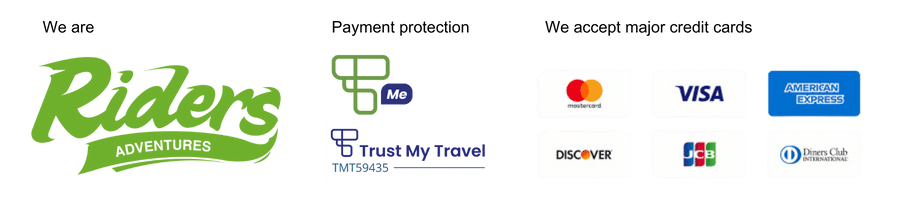 Riders Adventures Payment method